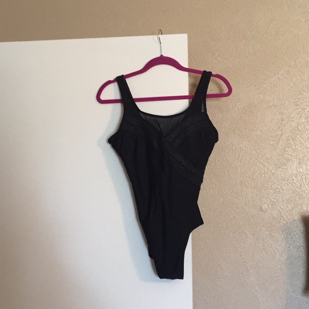 Black one pice swimsuit